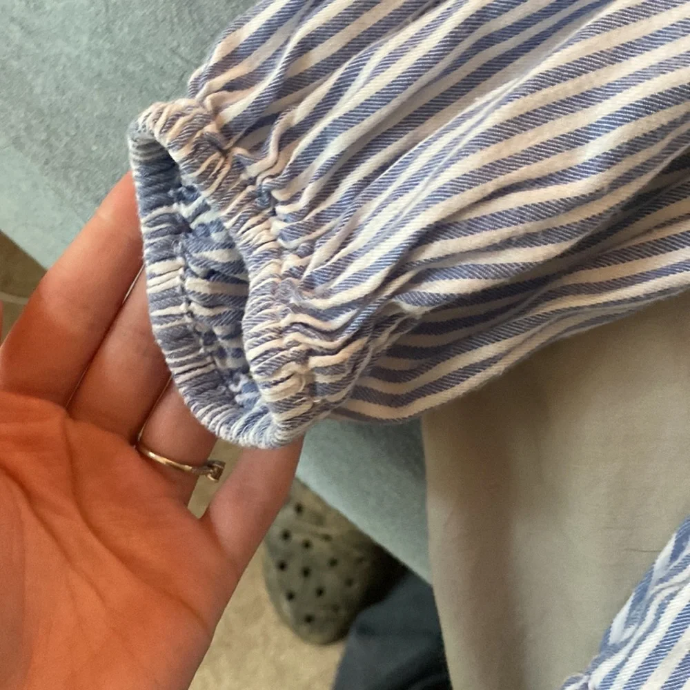 Blue and white stripped shirt - Picture 3 of 3
